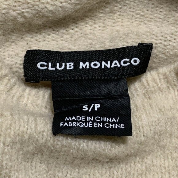 Club Monaco Heathered Brown Mock Turtleneck - Picture 6 of 7